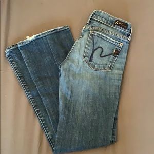 Citizens of Humanity, Dita petite boot cut jeans.